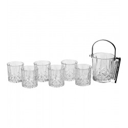 Jogo Balde De Gelo 1l Com 6 Copos Baixos 330ml